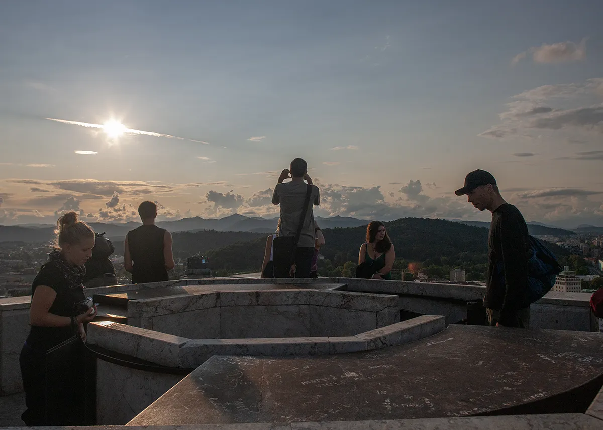 Grad in Ljubljanica